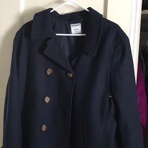 Navy Blue Women's Pea Coat